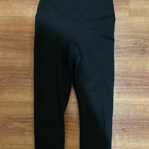 Black Capri leggings - high rise